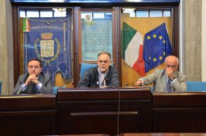 Buffa, Luccarini e il sindaco Romano Franchi